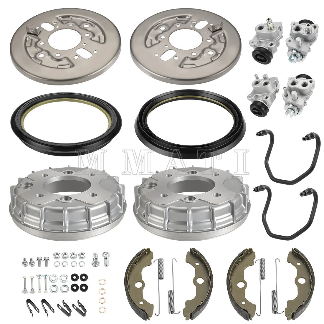 Front Brake Drum Shoes Kit for Honda Foreman 400 TRX400FW (1999–2001)
