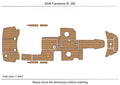 EVA Pad Foam Teak Deck Flooring for Fourwinns SL 262 (2008)