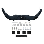 Chrome/Black Windshield Trim for Harley Touring Road Glide (2004-2013)