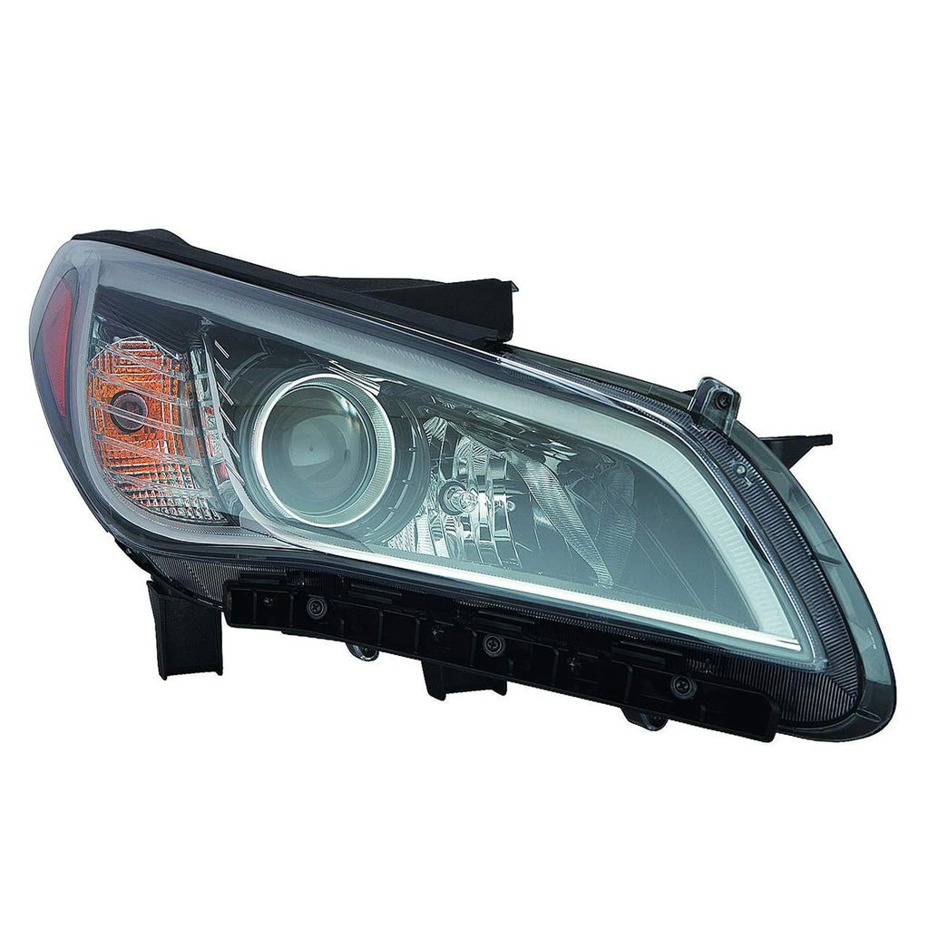 Passenger Halogen Headlight Assembly Replacement for Dodge Charger (2015–2020)