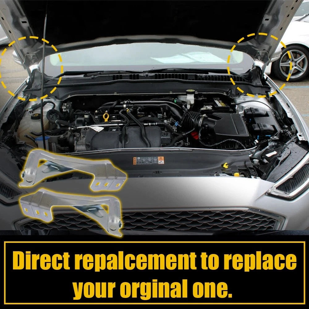 Hood Hinge Set for Ford Fusion (2013–2019) Right & Left Pair
