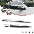 Chrome ABS Exterior Mirror Rear View Strip Moulding for Honda Civic (2016–2021)