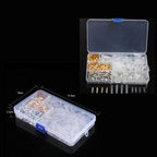400PCS Wire Terminals 3.9mm Motorcycle Brass Male & Female Connectors Tin Stock