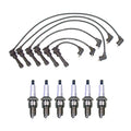 Denso 7mm Wire Set & 6 U-Groove Spark Plugs Kit for Dodge Stealth (1991–1996)