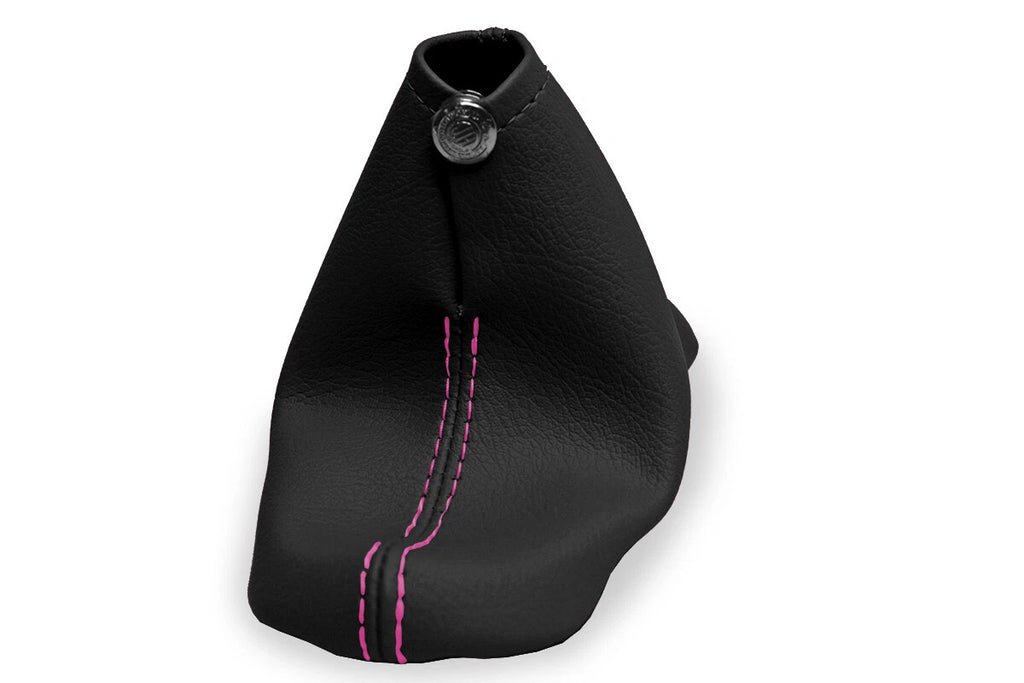 Leather Manual Shift Boot Cover for Chevrolet Cavalier (2000–2005) Pink Stitch