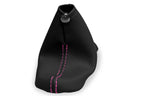 Leather Manual Shift Boot Cover for Chevrolet Cavalier (2000–2005) Pink Stitch