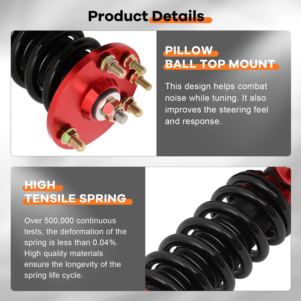 Coilovers for Honda Accord 2003-2007 & Acura 2004-2008 Adjustable Height