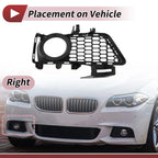 1 Pc Fog Light Grill for BMW 3 Series (2012) No. 51118054156 Black