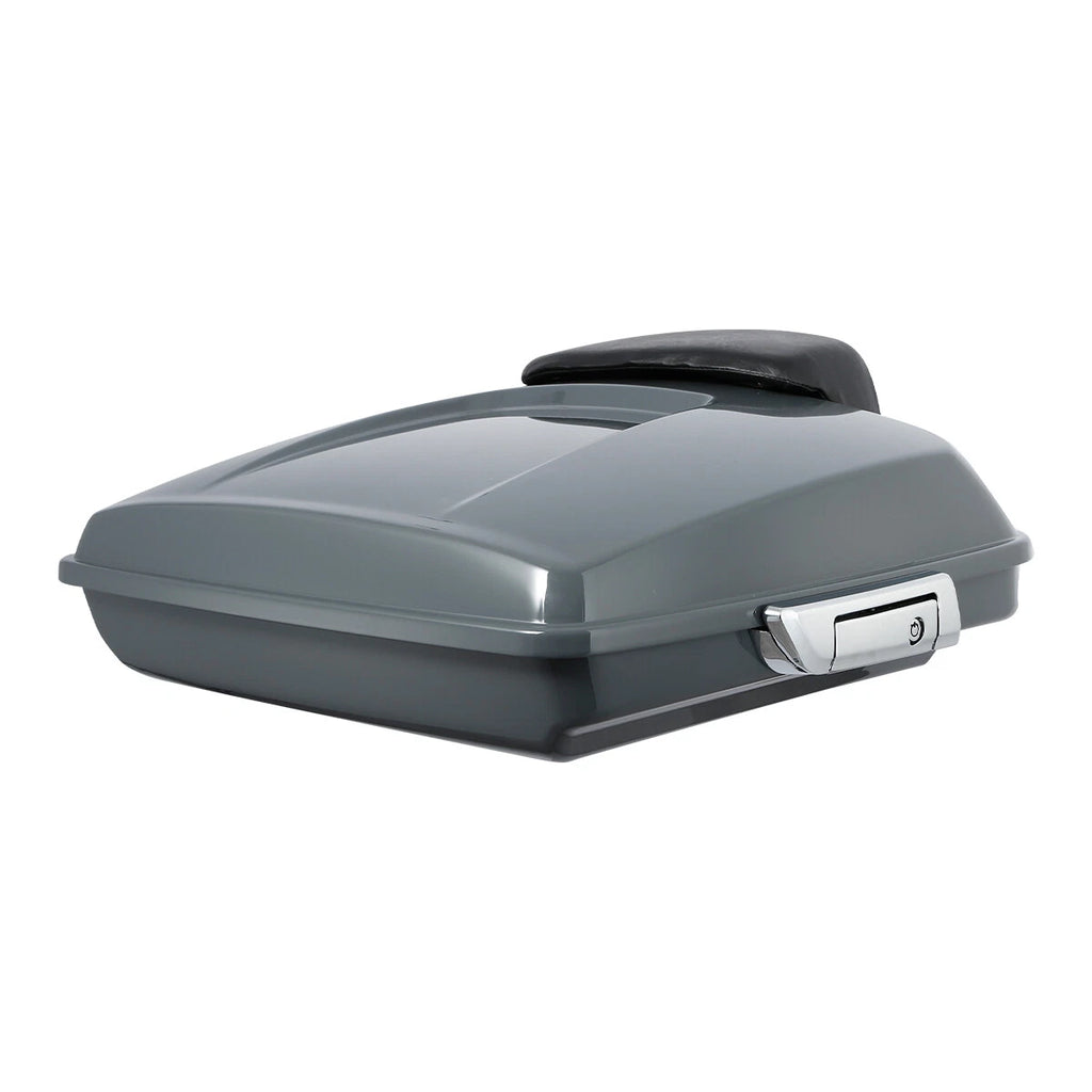 Trunk Pad Mount Rack for Harley Road Glide (2009–2013) Gunship Gray