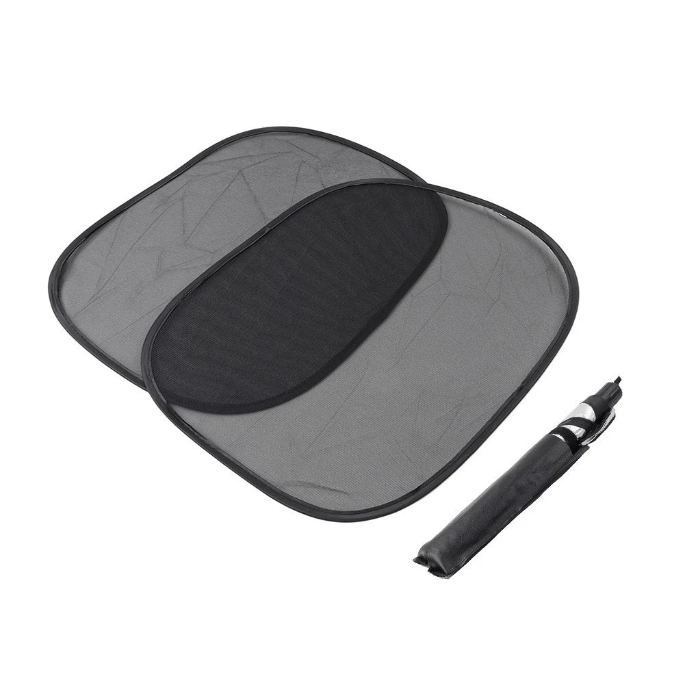 Sun Shade Visor Cover for Auto Front Windshield (Universal Fit)