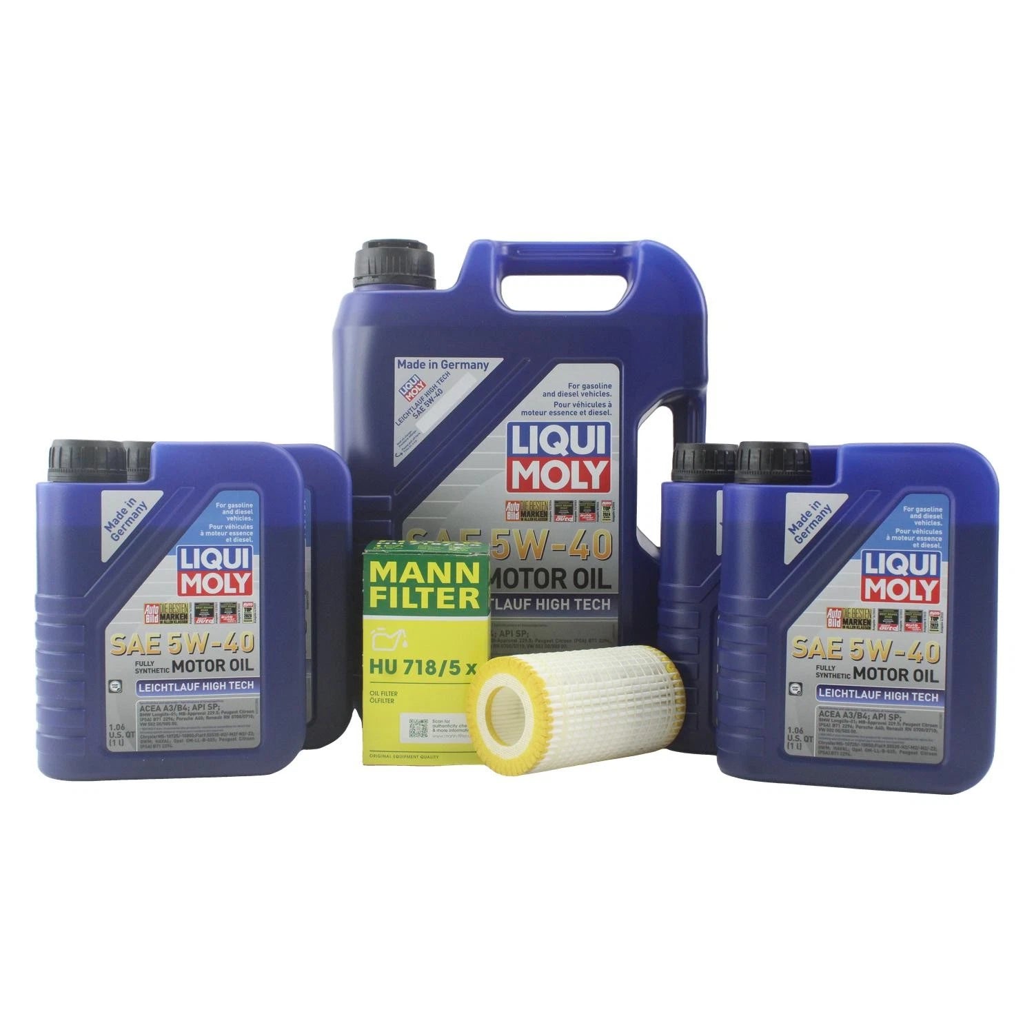 Oil Change Kit for Mercedes CLS550 (2007–2011) - 9L Liqui Moly 5W40
