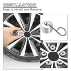 20pcs Wheel Lock Lug Nut Caps with Tool Set for Volkswagen 