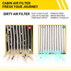 Engine & Cabin Air Filter for Subaru Forester (2009–2018), WRX (2012–2021), XV Crosstrek (2013–2015)
