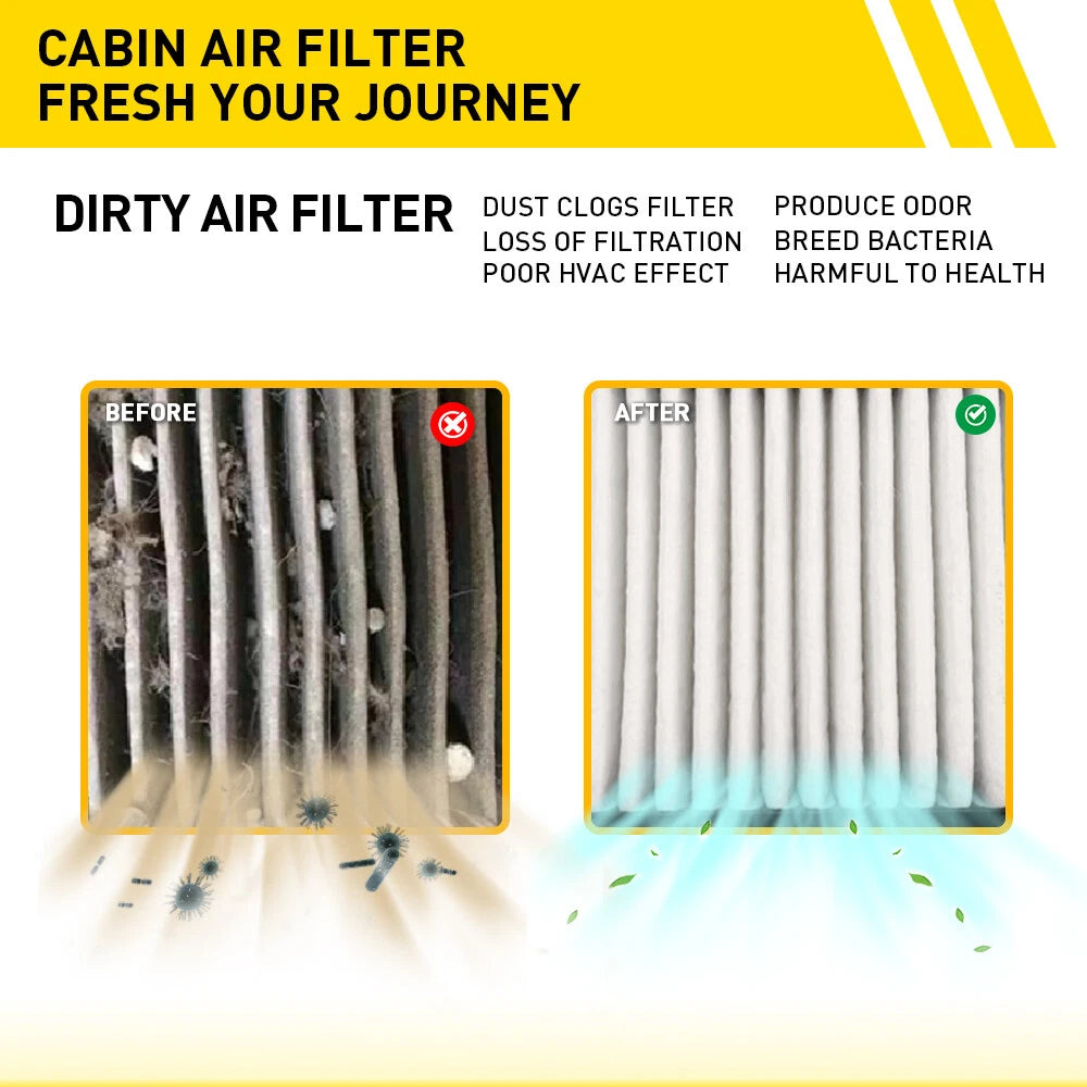 Engine & Cabin Air Filter for Subaru Forester (2009–2018), WRX (2012–2021), XV Crosstrek (2013–2015)