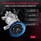 A/C Compressor with Clutch for Dodge Ram 1500 2500 4000 (2010) 55111436AB