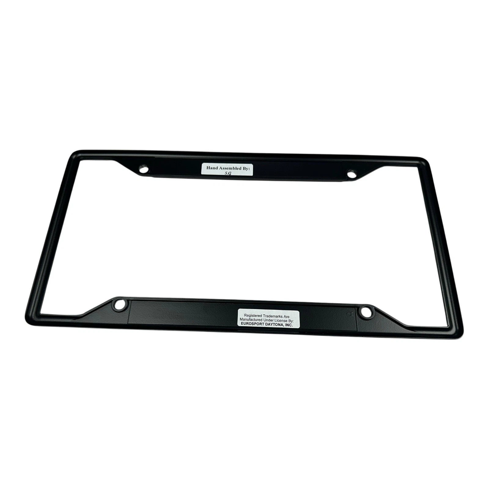 Licensed Black License Plate Frame for Ford F-150 (2004–2020)