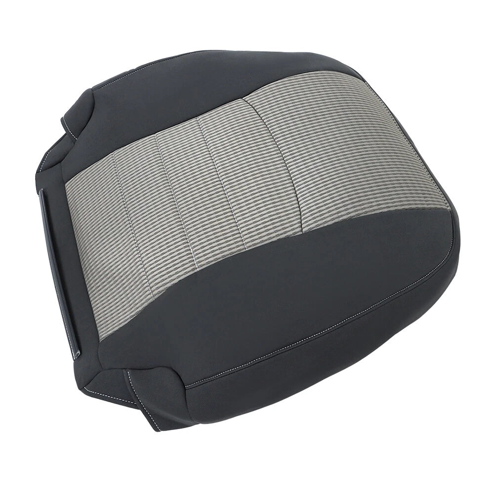 Set of 2 Gray Cloth Seat Covers for Dodge Ram 1500 2500 3500 (2009–2012)
