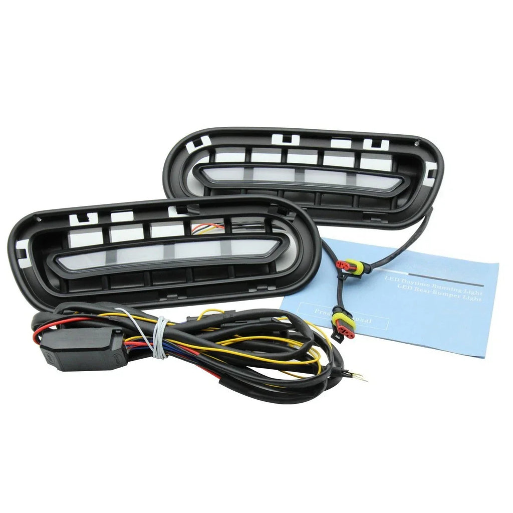 2 x LED DRL Fog Lights for Kia Stinger (2018–2022)