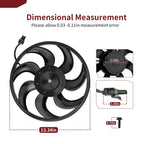 Radiator Cooling Fan for Can-Am Maverick X3 Max Turbo R RR (2017–2024) 709200588