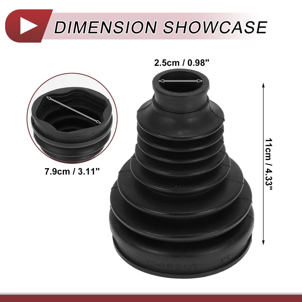 Inner CV Joint Boot Kit with Clamps for BMW 320i (2013–2018) - 31607570270