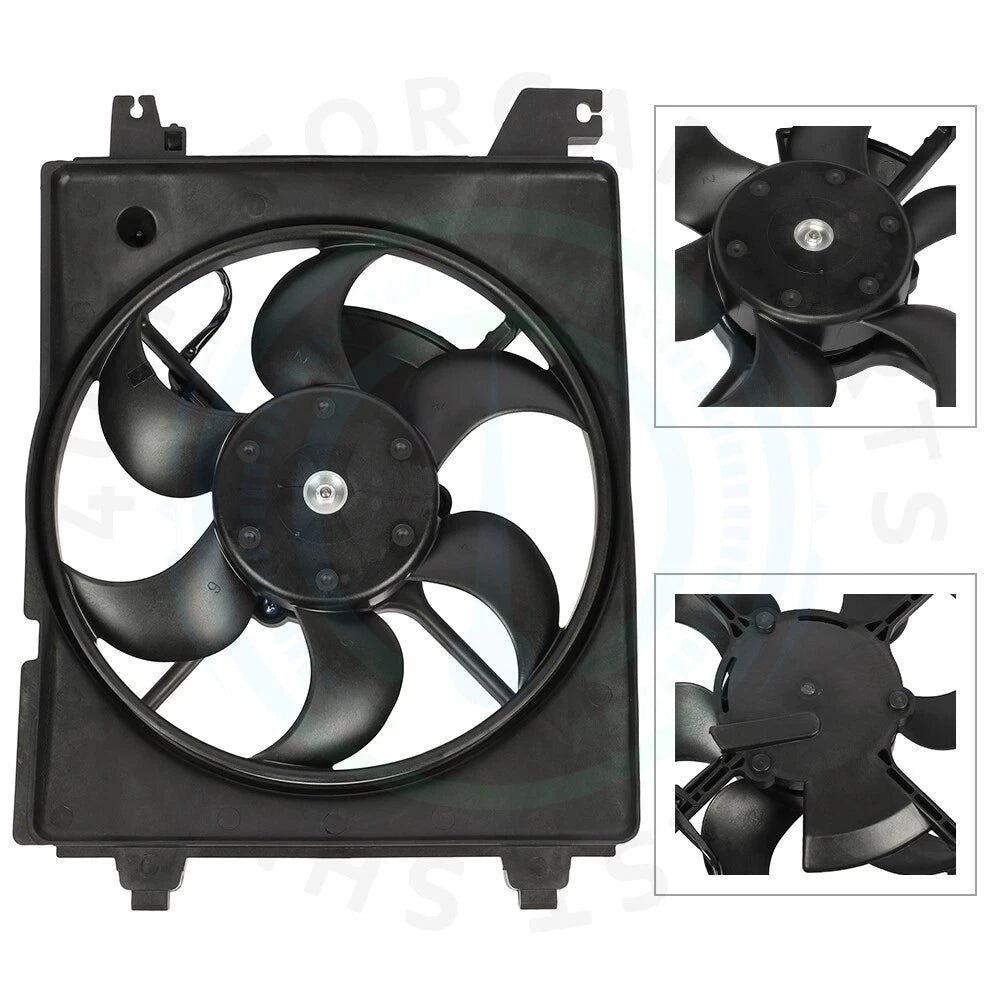 A/C Condenser Cooling Fan Assembly for Hyundai Elantra (2001–2006)