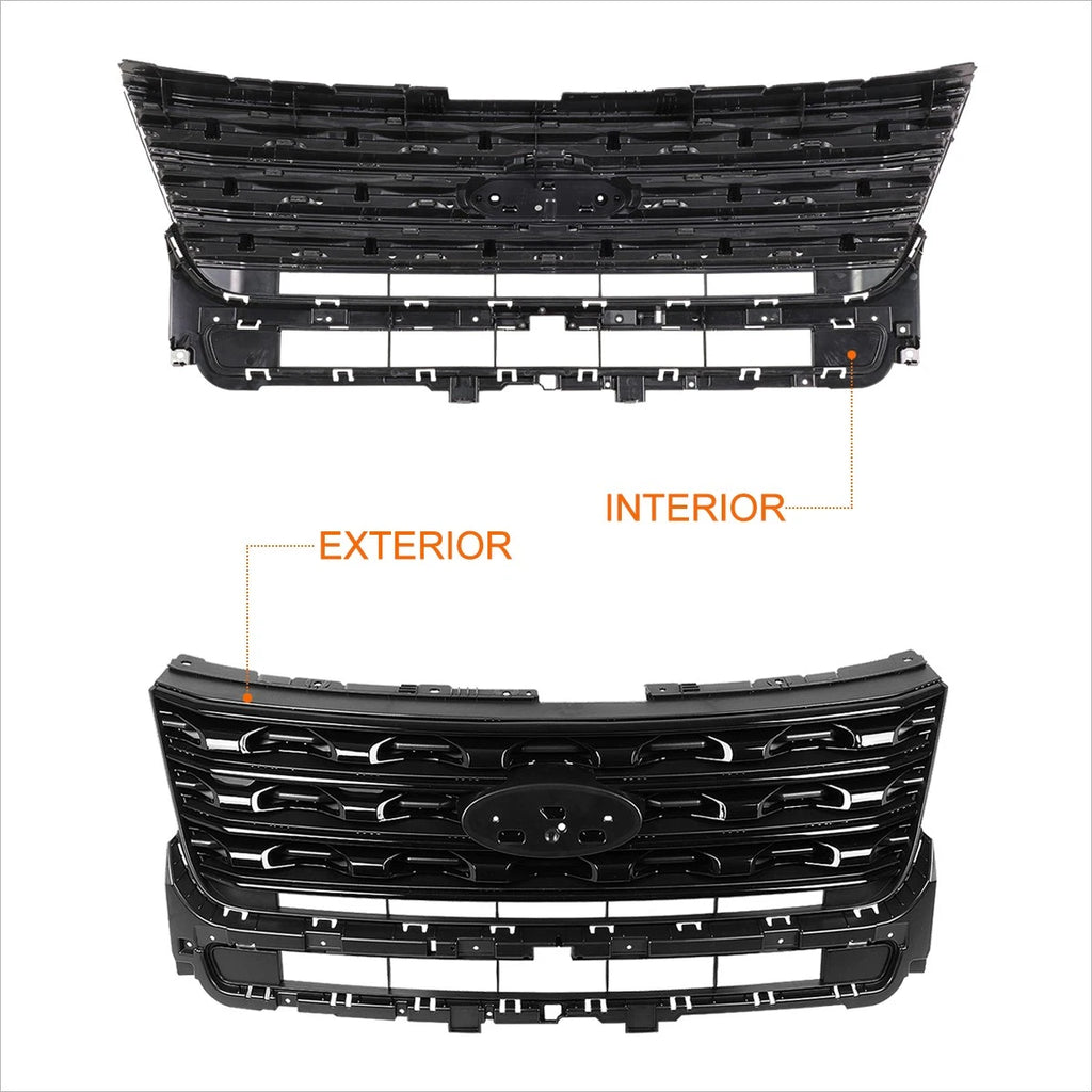 Front Upper Grille for Volkswagen Tiguan (2018–2021)