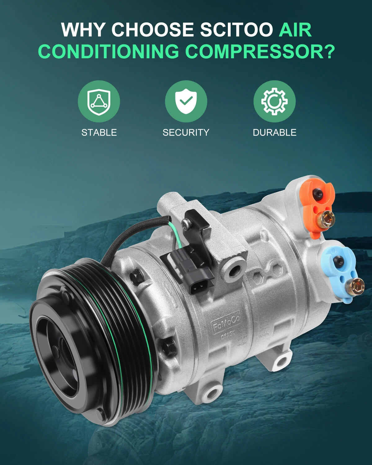 A/C Compressor for Ford Escape Mazda Tribute Mercury Mariner (2008) CO 11332C
