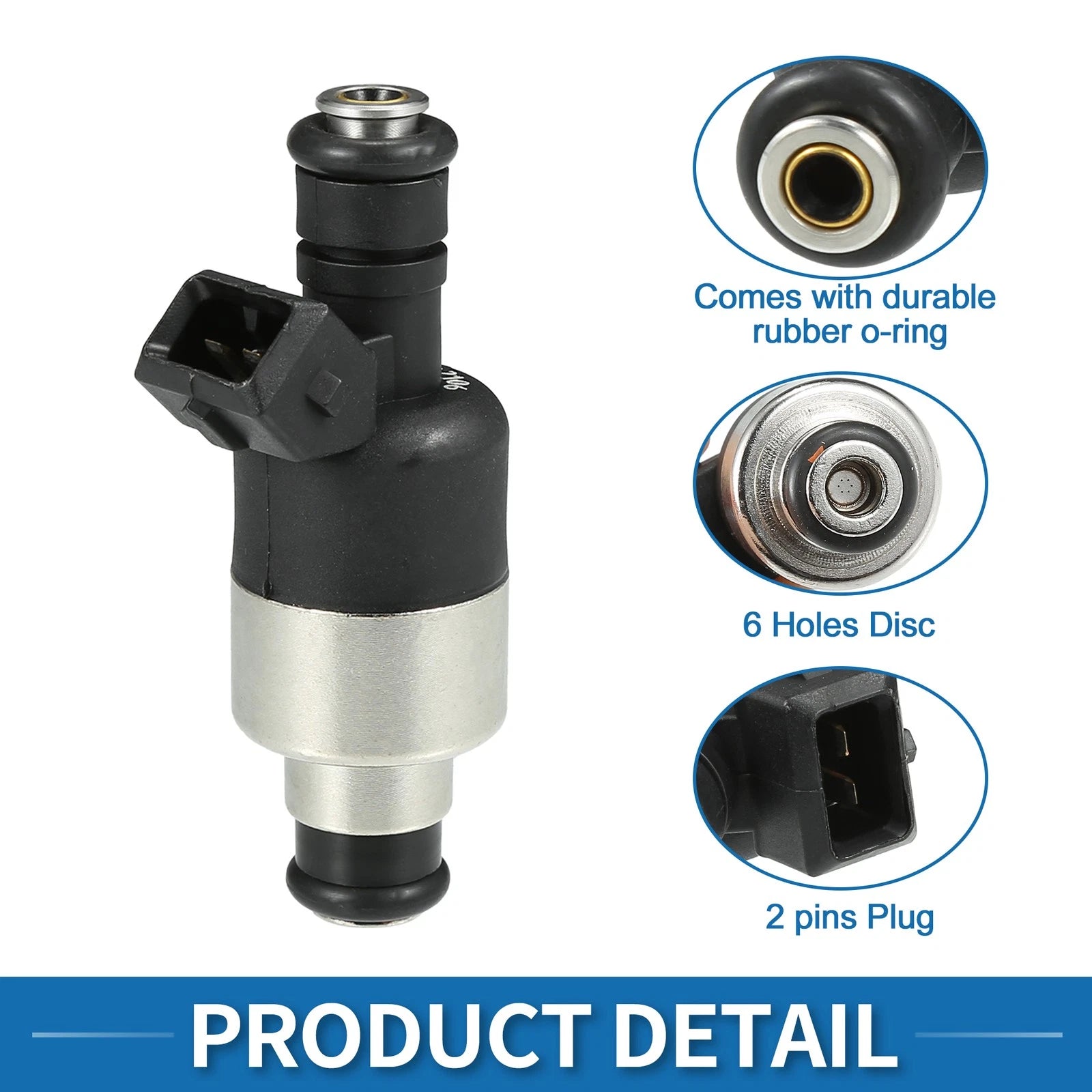 Set of 4 Fuel Injectors No.8171135120 for Chevrolet Cavalier (1998–2000)