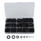 Insulating Flat Washers Set of 1200 Black Nylon for Home Industrial Use