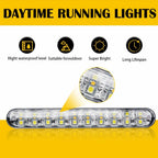2X LED Daytime Running Lights for Car (Universal Fit)