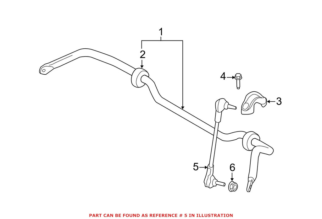 Suspension Stabilizer Bar Link Kit for BMW (2013–2018) 31306862864
