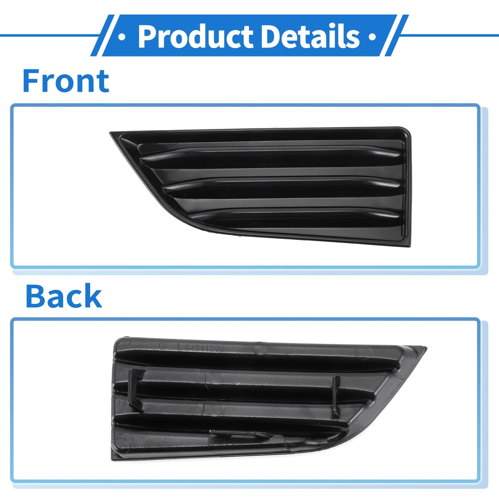 1 Pc Fog Light Grill for Chevrolet Traverse (2022–2023) No. 84541296