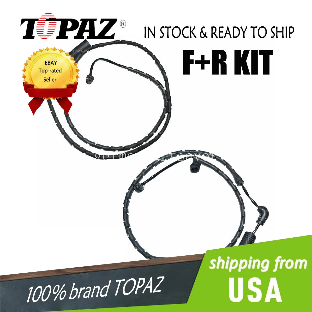 2X Brake Pad Wear Sensors for BMW X3 (2004–2010)