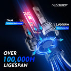 H11 H8 H9 LED Headlight Bulb Kit for NOVSIGHT (13000LM 6500K)