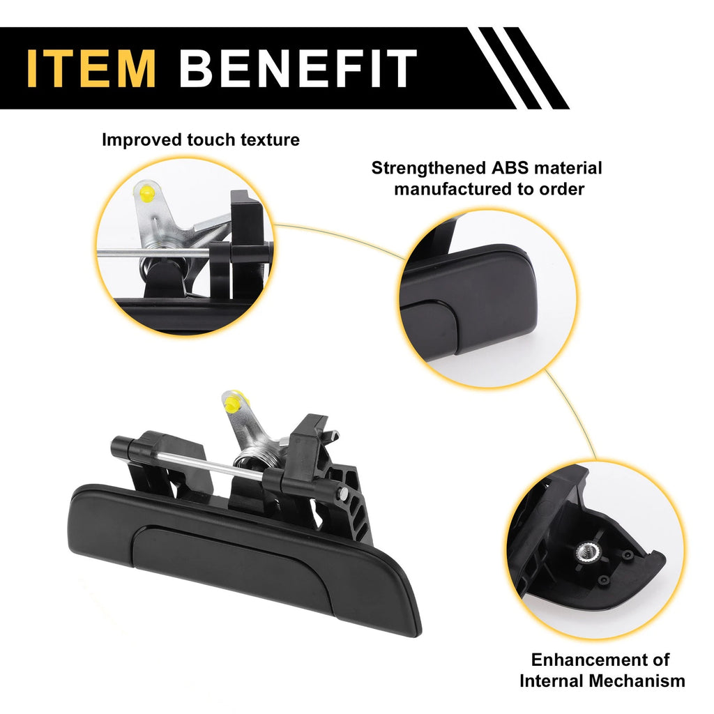 Liftgate Latch Tailgate Handle for Toyota Tacoma (1995–2004) No. 6909035010 Black