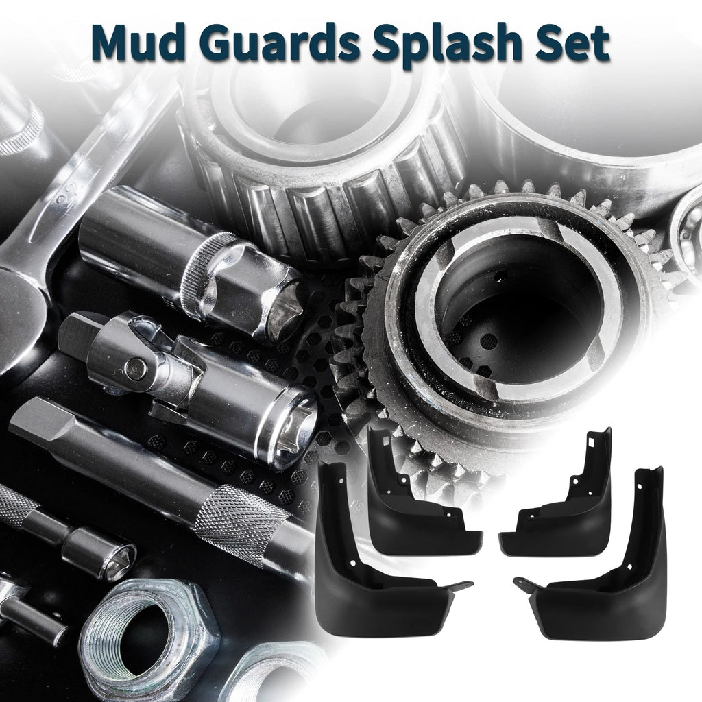Set of 4 Mud Flaps Splash Guards for Volkswagen Tharu (2019–2022)