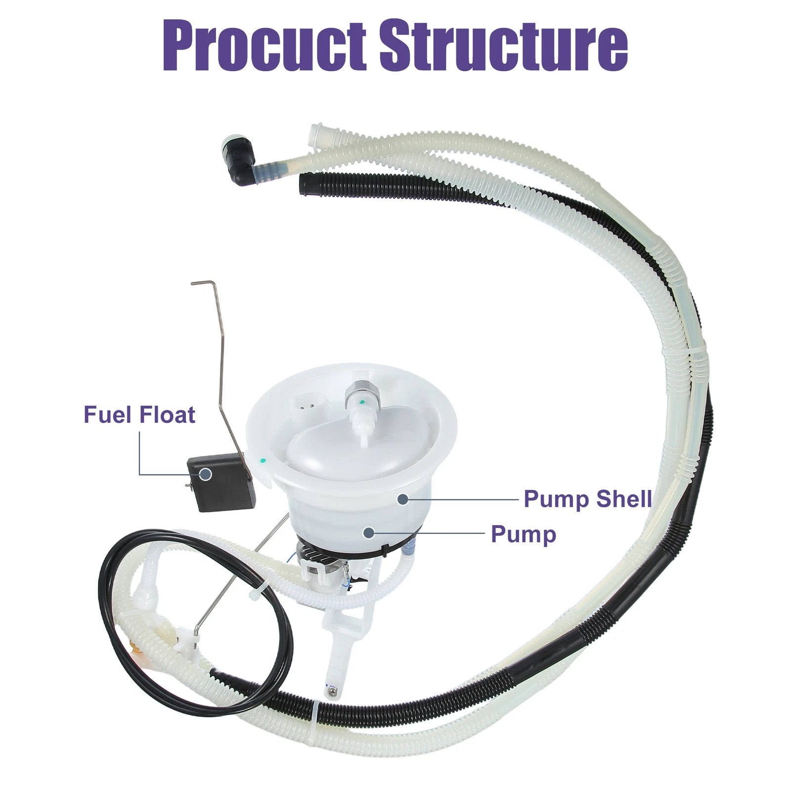Fuel Filter Pump Assembly 16117163295 for BMW 325i 328i 330i 335i (2006–2013)