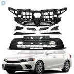Front Bumper Grill with Headlight Eyelid for Honda Civic (2022-2023)