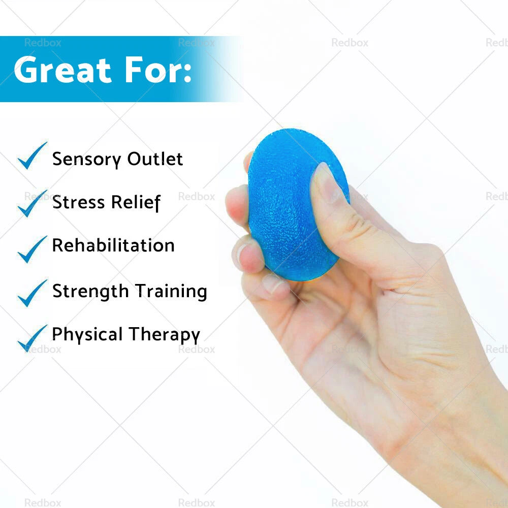Set of 4 Hand Therapy Stress Relief Exercise Balls Hand Grip Strengthener