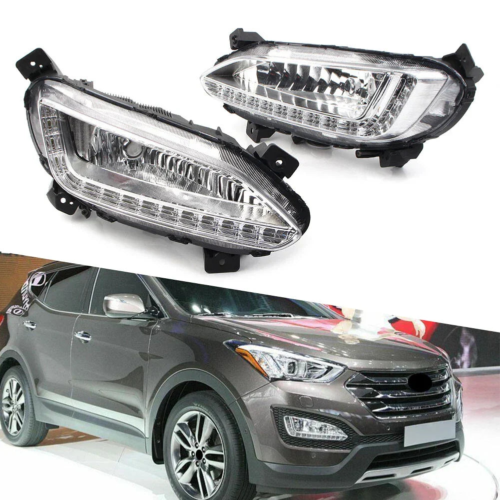 ABS LED Daytime Running Lights for Hyundai Santa Fe/IX45 (2013-2015)