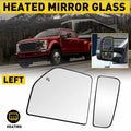 2X Heated Mirror Glass Upper+Lower Left Side Assembly for Ford F150 (2015–2020)