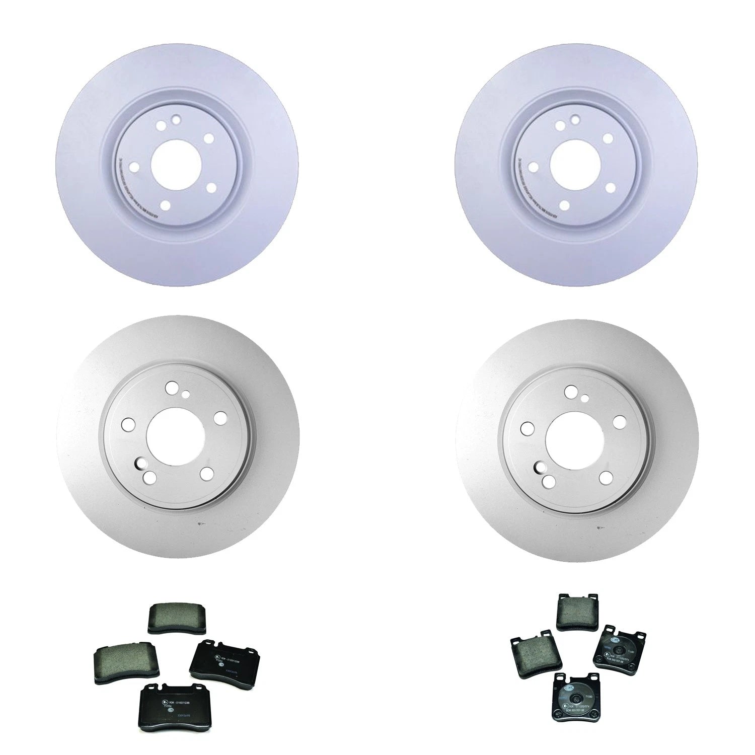 Hella Disc Brake Pad Kit for Mercedes R129 SL600 (1999)