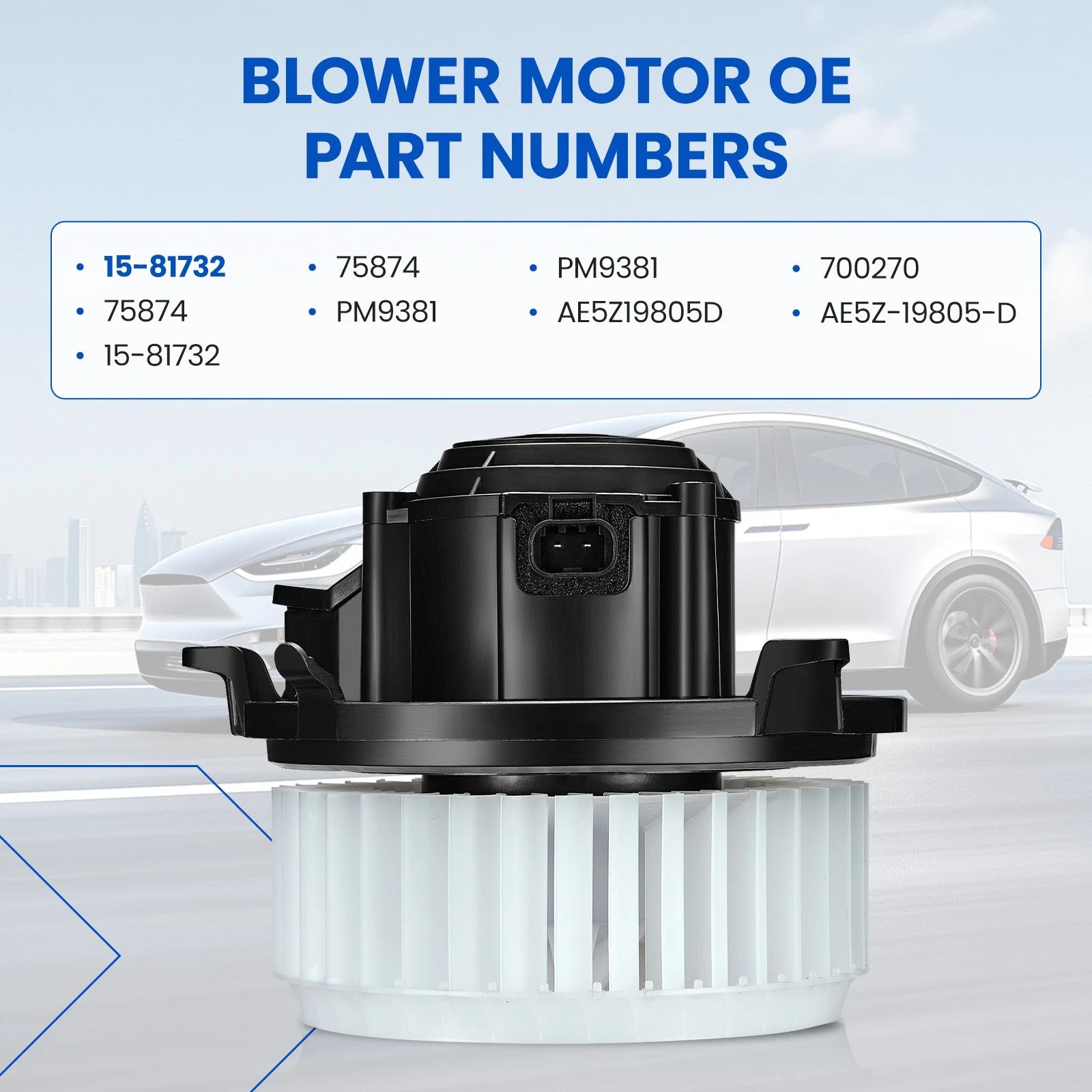 Blower Motor for Ford Fusion, Lincoln MKZ (2010–2012)