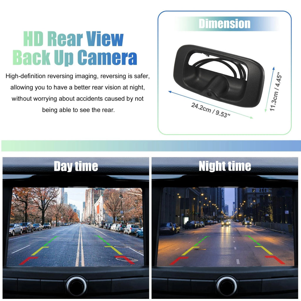 Tailgate Backup Camera Handle Set for Buick GM Chevy (15228539, 782685571968)