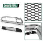 Front Lower Grille & Chrome Bumper Bezel for Jeep Grand Cherokee (2017–2022)
