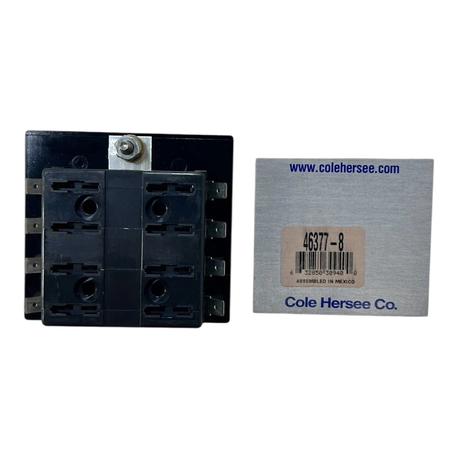 8 Position Fuse Block for Marine Applications (Cole Hersee 46377-8)