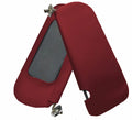 Sun Visor Cover for Ford Mustang (1987–1993) - PVC Synthetic Leather Red