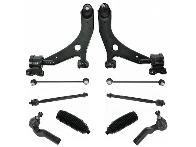 Front Control Arm Ball Joint Tie Rod Sway Bar Link Kit for Mazda 3 (2004–2013)