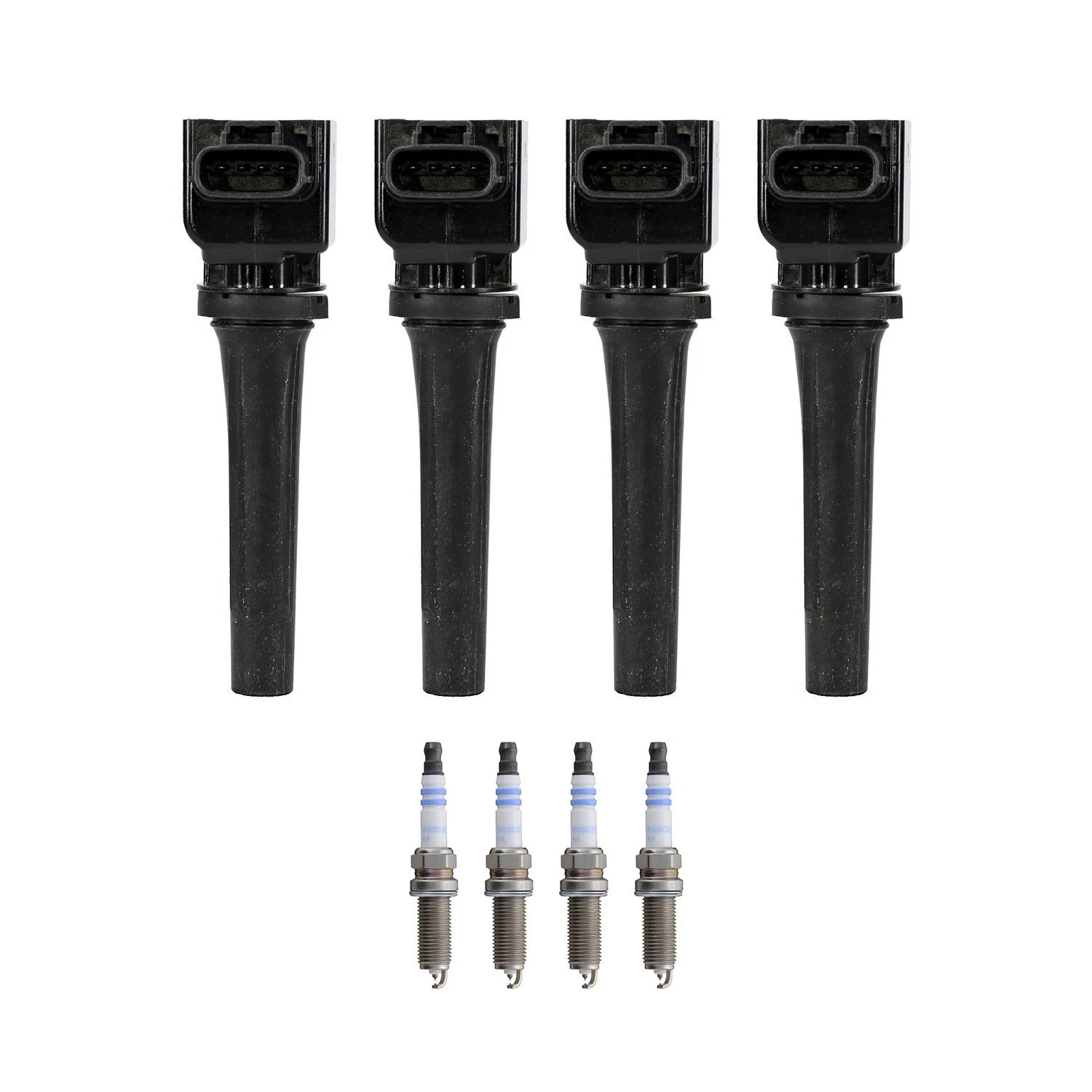 Set of 4 Ignition Coils & Spark Plugs for Mazda CX-3, CX-5 (2016–2021)