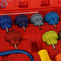 33pcs Radiator Pressure Tester Vacuum Cooling Purge System Refill Kit